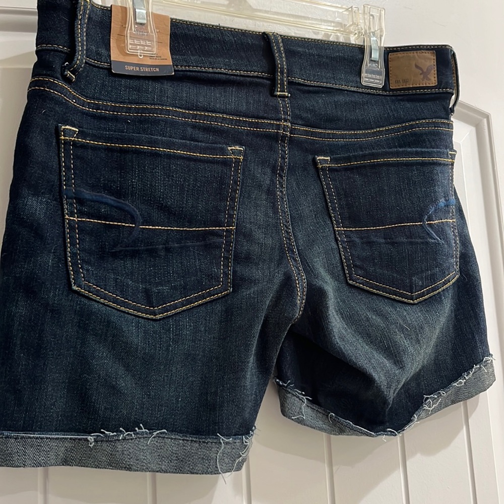 AE Midi Super Stretch Jean Shorts